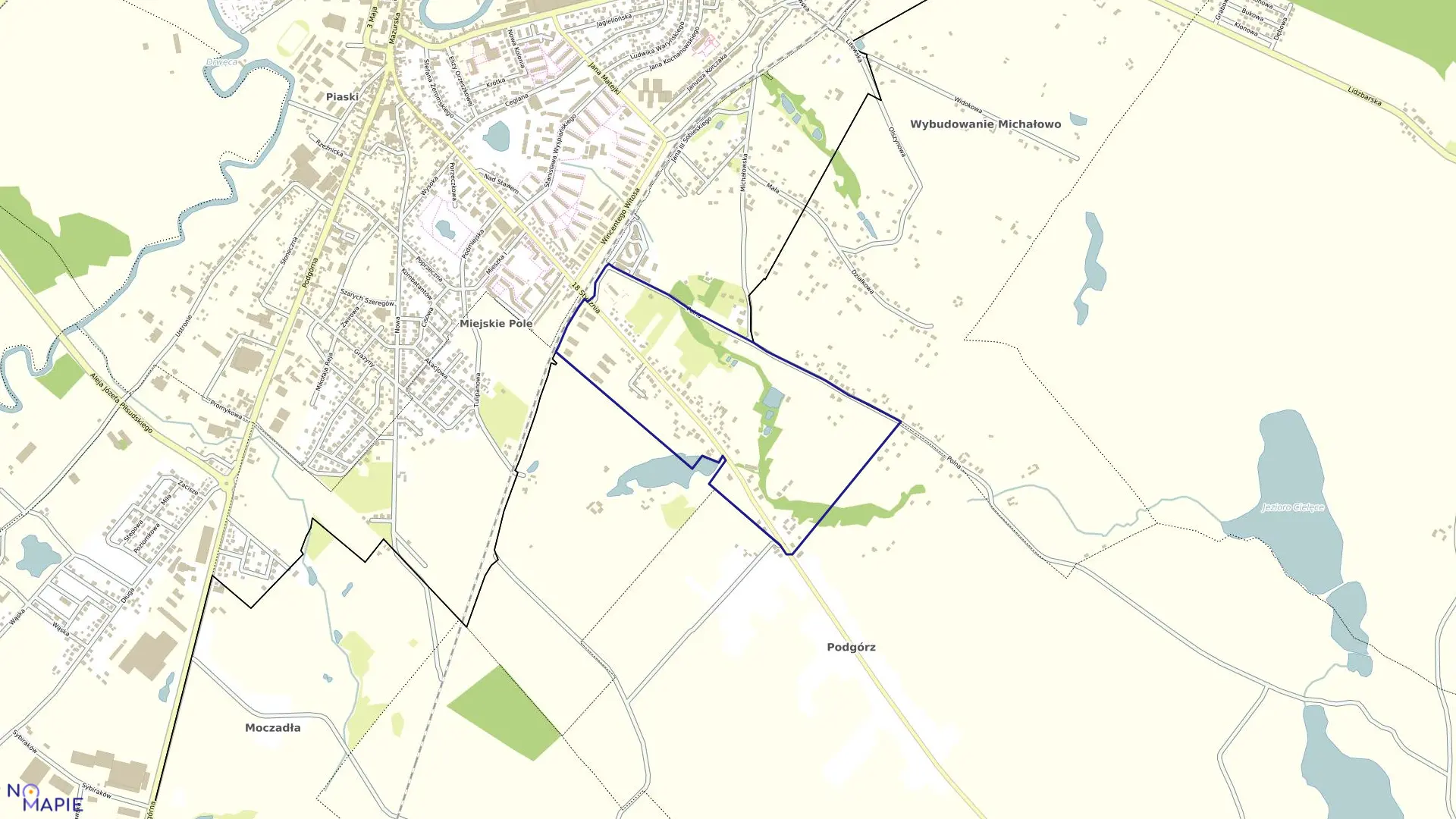 Mapa obrębu BRODNICA-30 w mieście Brodnica